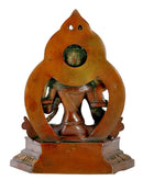 Seated Goddess Green Tara Brass Figurine
