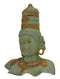Goddess Bust - Antiquated Brass Sculpture