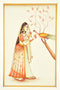 Raga Basant - Miniature Painting 6.50"