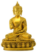 Fine Medicine Buddha Brass Statue