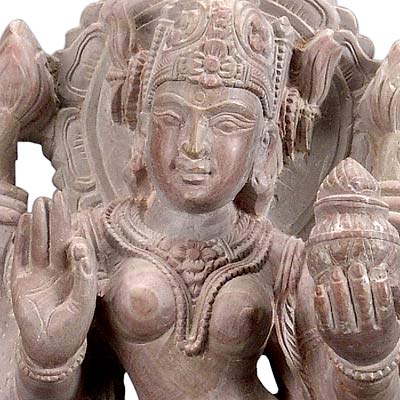 "Goddess Aishwarya Lakshmi" Stone Statue