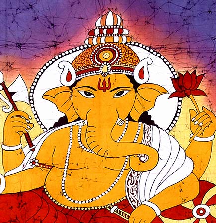 Remover of Obstacles - Batik Painting 66"