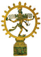 Antiquated Nataraja Brass Statue