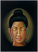 Sarene Buddha - Handmade Velvet Painting