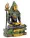 Meditating Shiva Brass Sculpture