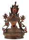 Savioress Goddess Tara - Antiquated Brass Statue 12"