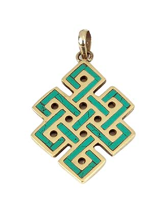 The Endless Knot - Buddhist Pendant