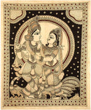Radha Krishna Yugal - Kalamkari Painting