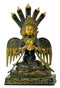 Antiquated Brass Naag Kanya Statue 12.50"