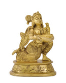 Meenakshi Puja Lamp - Fine Brass Statue