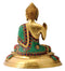 Blessing Buddha Statue with Multi Colored Stone Work