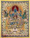 The Sun Lord "Surya Dev" Kalamkari Painting