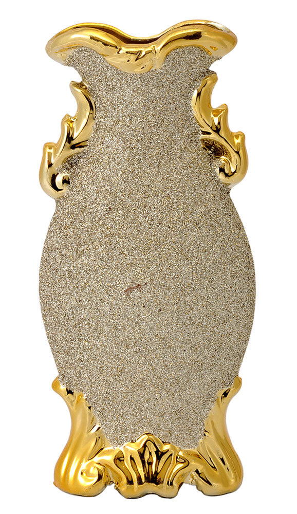 Golden Flower Decor Vase