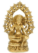 Goddess of Wealth Mata Lakshmi - Brass Statue
