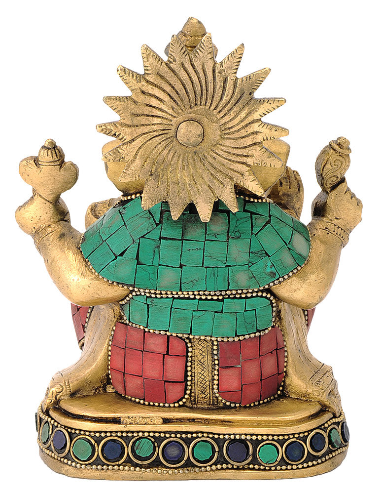 Ganaraja Ganesh Maharaj Brass Figurine