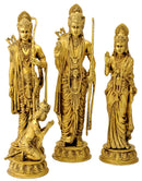 Shri Ram Durbar 18" Set Brass Sculpture