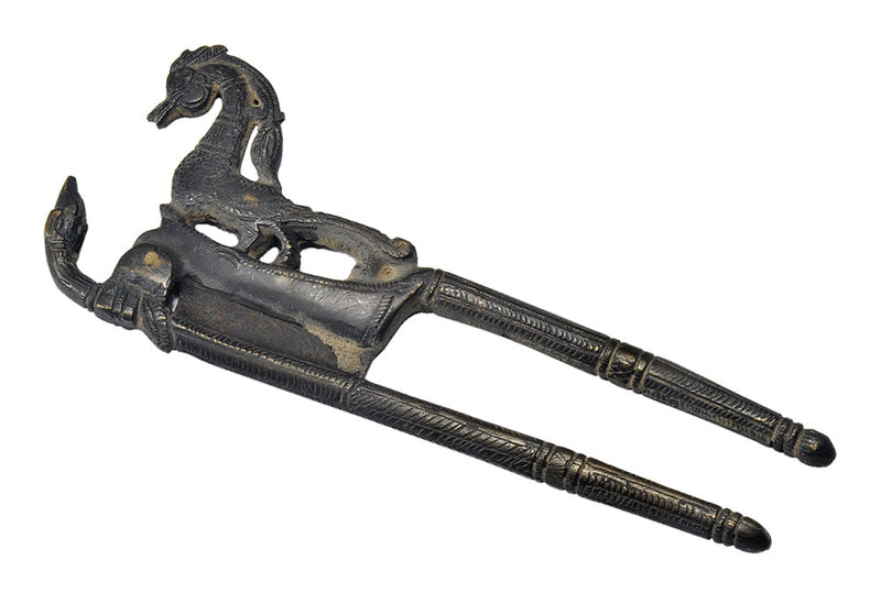 Antique Finish Yali Carving Betel Nut Cutter
