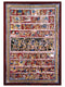 The Life of Sri Krishna - A Large Narrative Kalamkari Painting