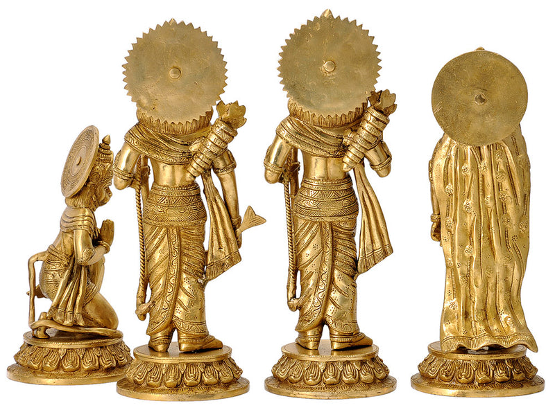 Shri Ram Darbar Brass Murties Set