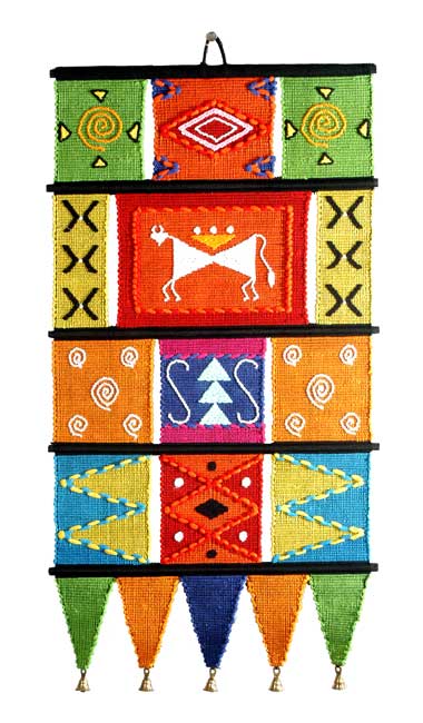 Birth Of A Poem - Tribal Style Wall Hanging