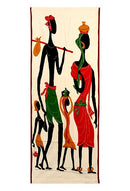 Happy family -Applique Wall hanging