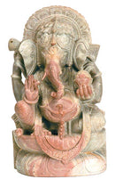 God of Success Lord Ganesha - Stone Statue