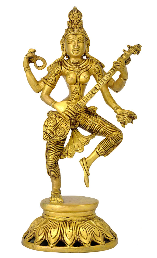 Standing Devi Saraswati 11.50"