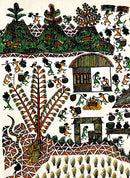 Harvest Season in Warli