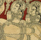 Resting Vishnu Kalamkari Painting