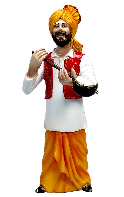 Musician Playing Iktara - Fiber Doll
