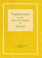 Supplement to the Revised Edition of "Savitri" Sri, Aurobindo