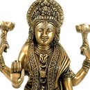 "Devi Luxmi" Goddess of Prosperity - Brass Sculpture