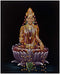 'Goddess of Wealth' Mata Lakshmi - Velvet Painting
