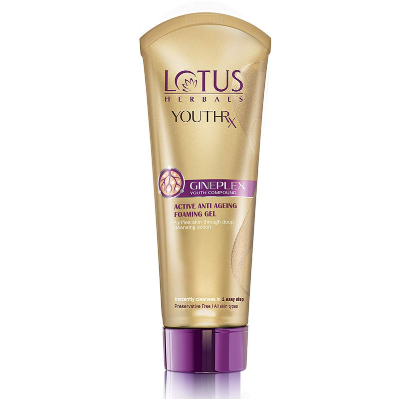Lotus Herbals YouthRx Active Anti Ageing Foaming Gel, 100g