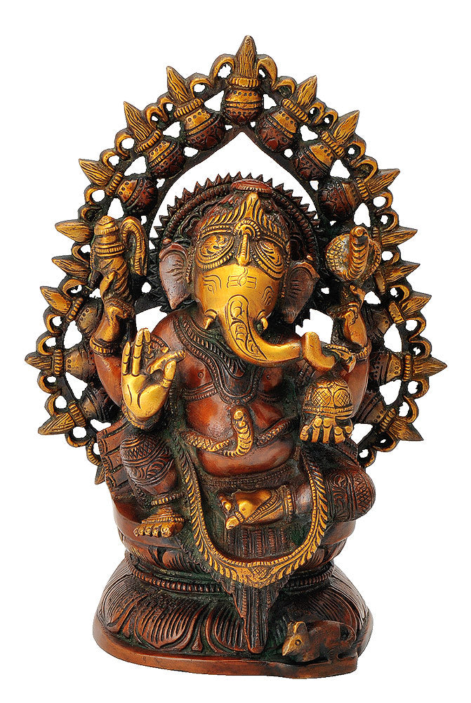 Lord Chaturbhuja Ganpati Maharaj 10.25"