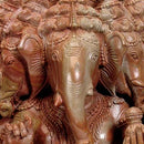 'Panchmukhi Lord Ganesha' Stone Statuette