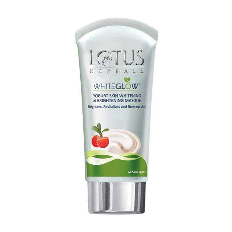 Lotus Herbals White Glow Yogurt Skin Whitening And Brightening Masque, 80g