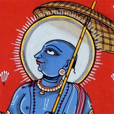 'Lord Vamana' Vishnu Dashavtar Patachitra Painting