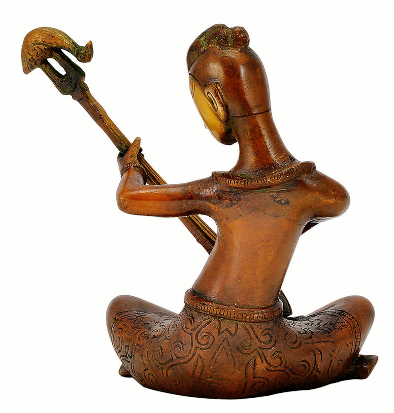 Brass Musician Statue