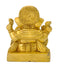 Brass Sitting Ganpati Golden Finish