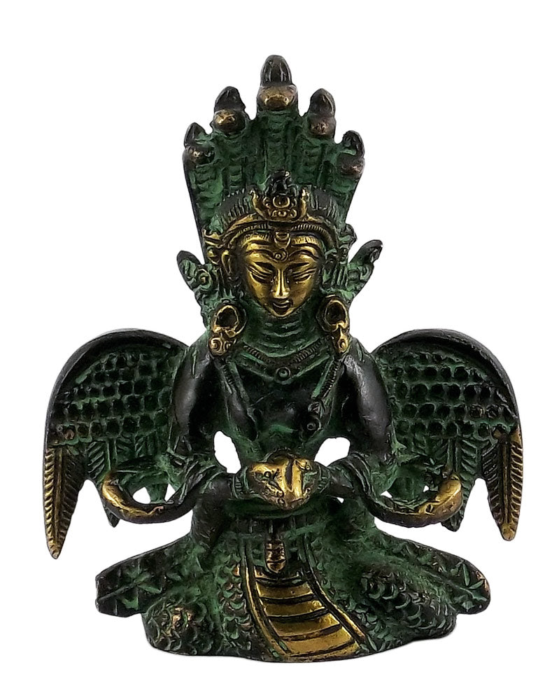 Naag Kanya Brass Statue