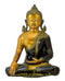 'Bhumisparsha' The Earth Touching Gesture - Brass Sculpture 12"