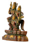 Lord Laxmi Narayan Seated on Garuda Brass Statue