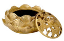 Brass Lotus Charcoal Burner