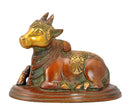 Seated Nandi Bras Statue 5.50"