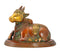 Seated Nandi Bras Statue 5.50"