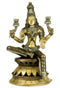 Beautiful Goddess Lakshmi - Brass Sculpture