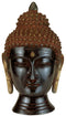 Serene Buddha - Oxidized Brass Sculpture