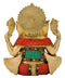 Chaturbhuj Ganesha Brass Idol
