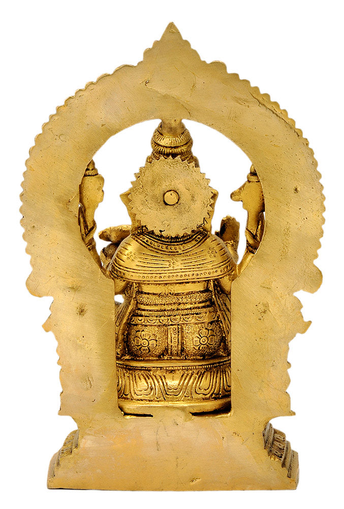Lord Vinayaka Sculpture in Brass